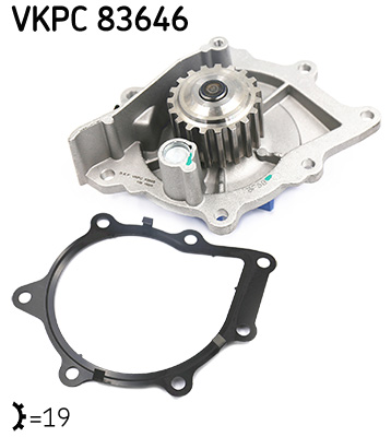 Vodné čerpadlo, chladenie motora SKF